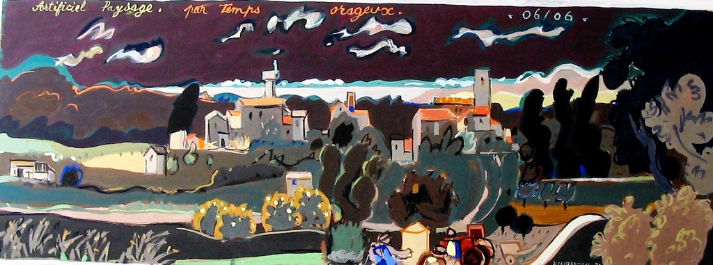 Paysage d'orage