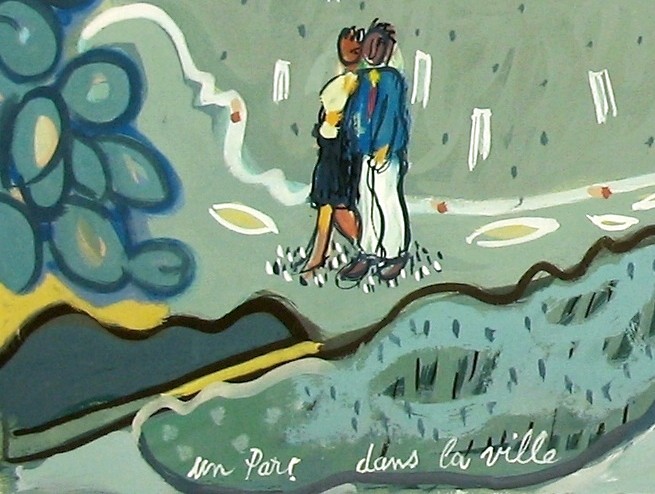 Un parc dans la ville