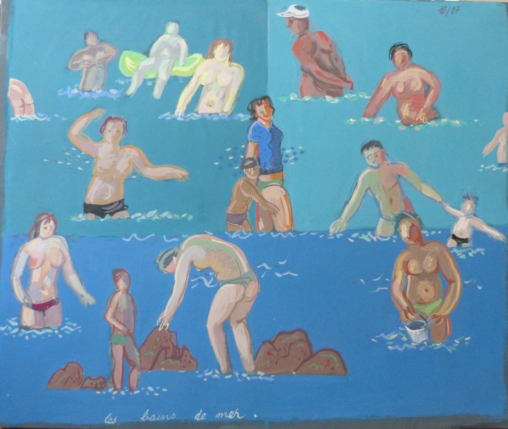 Les bains de mer