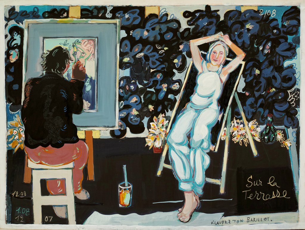 Sur la terrasse