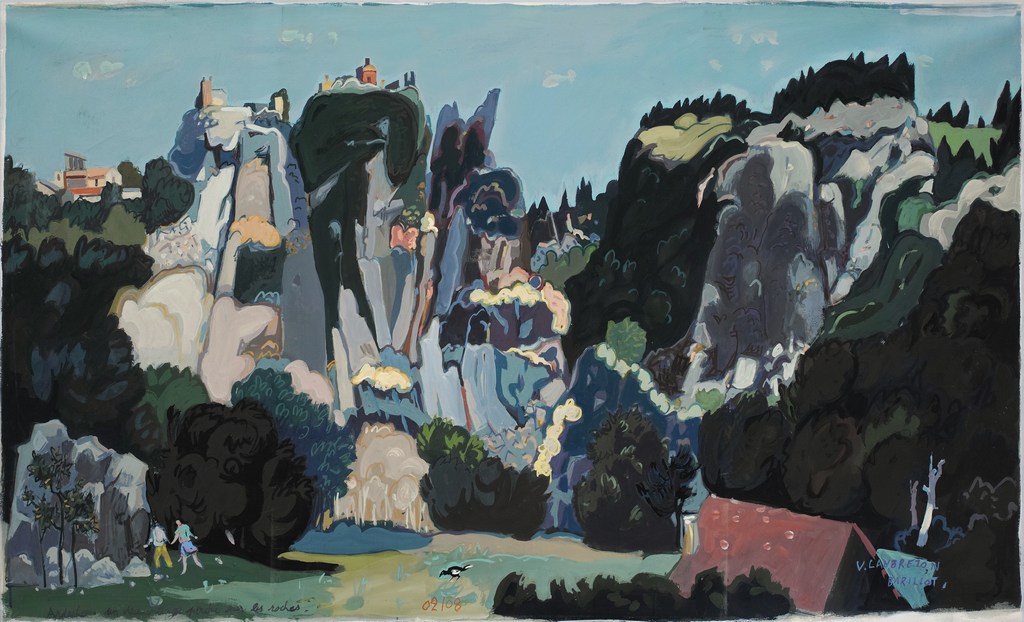 Le village sur les roches