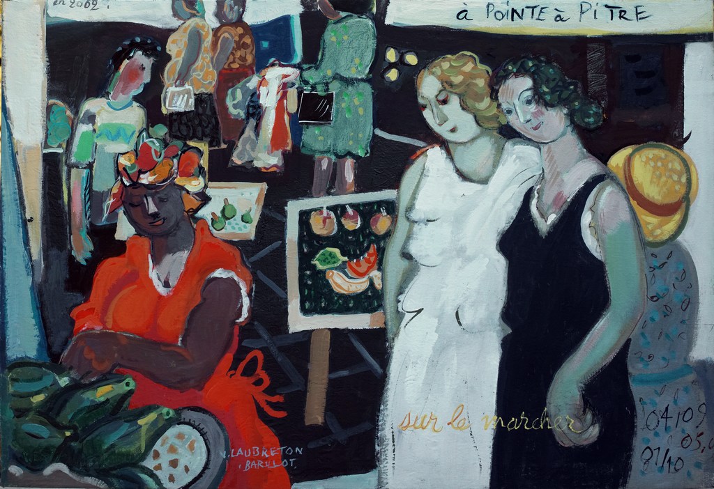 Sur le marché à Pointe à Pitre