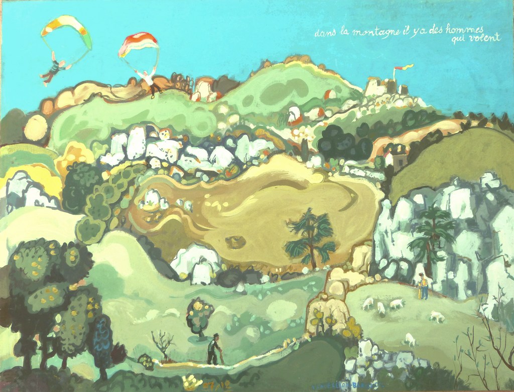 Dans la montagne, il y a des hommes qui volent