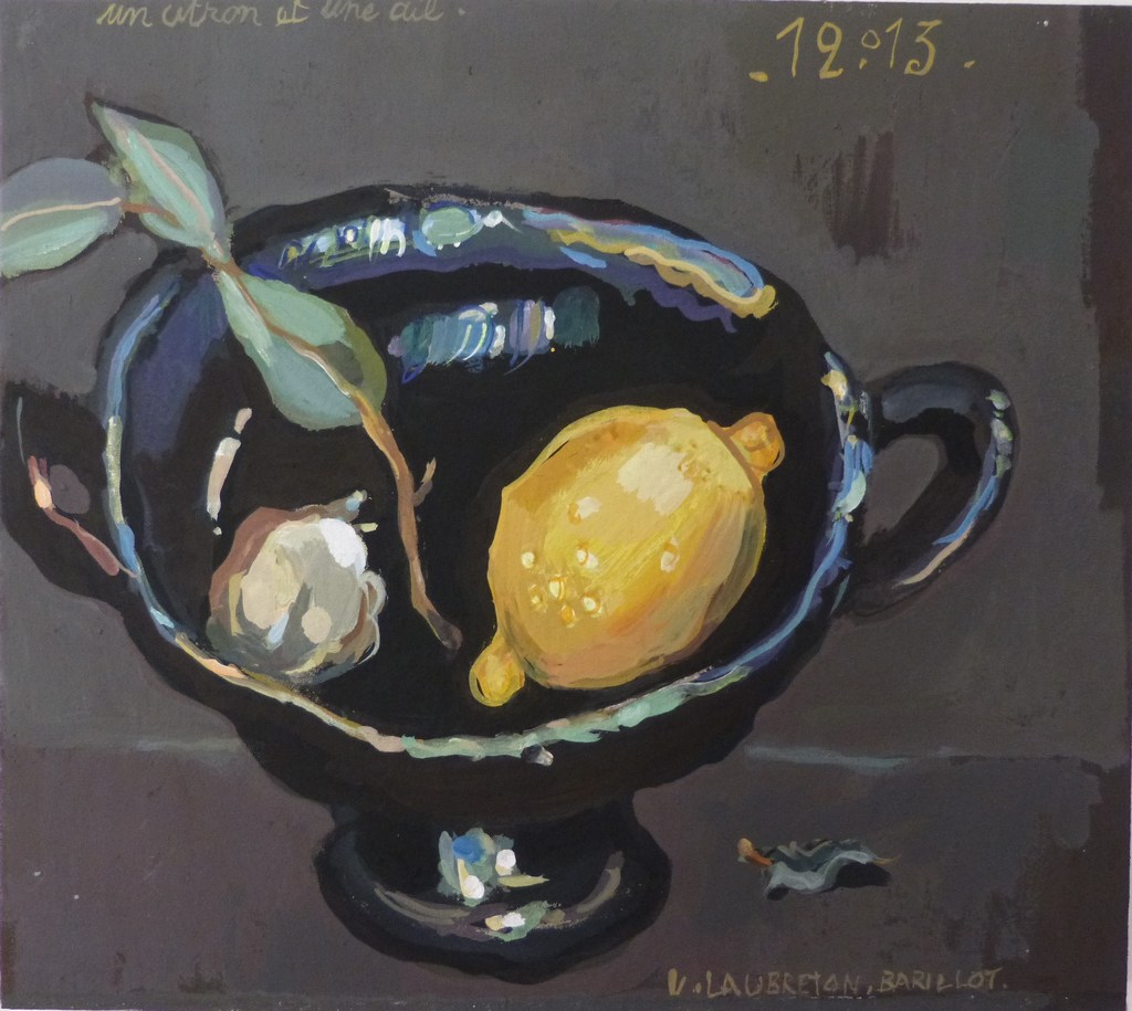 Un citron et une ail