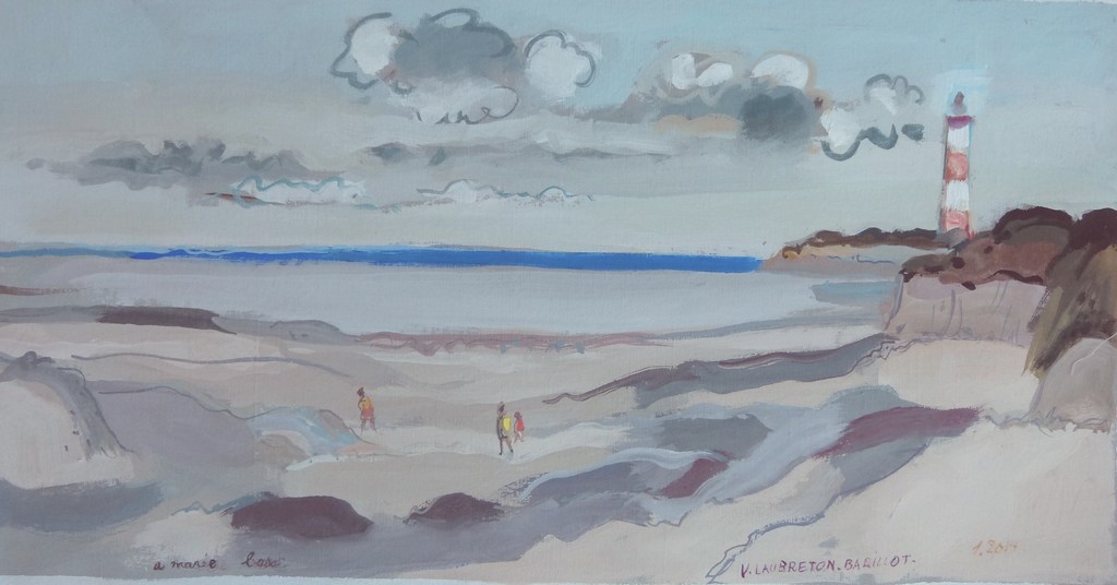A marée basse (le phare)