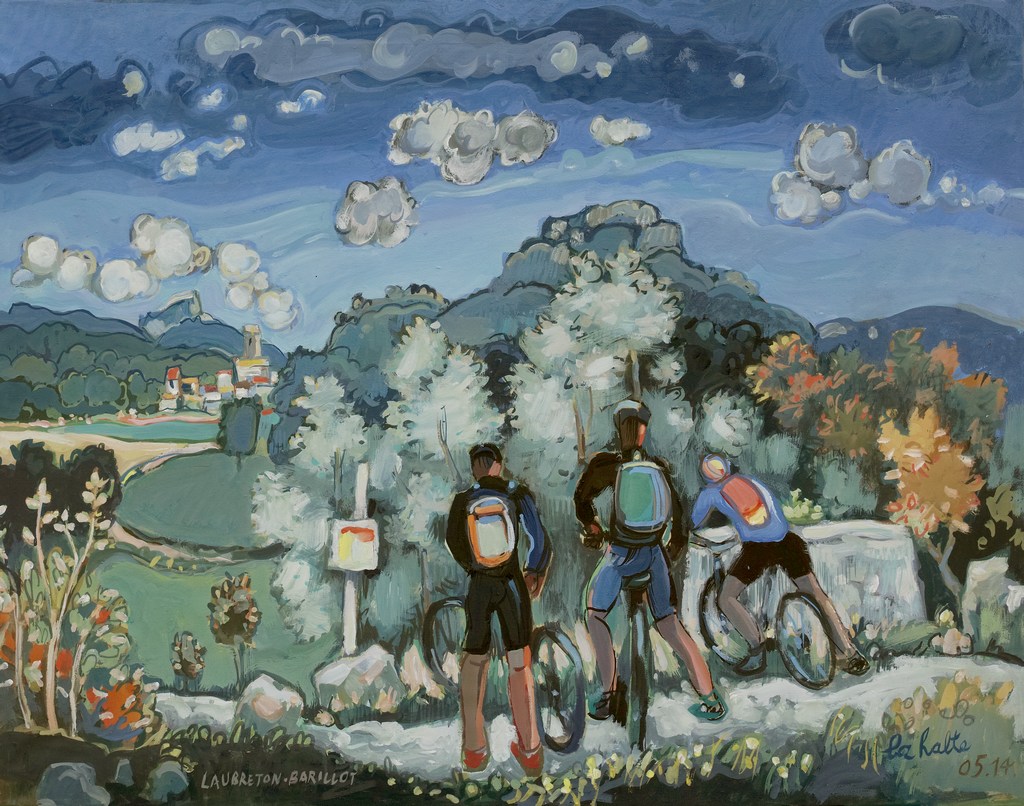 La halte (3 cyclistes)