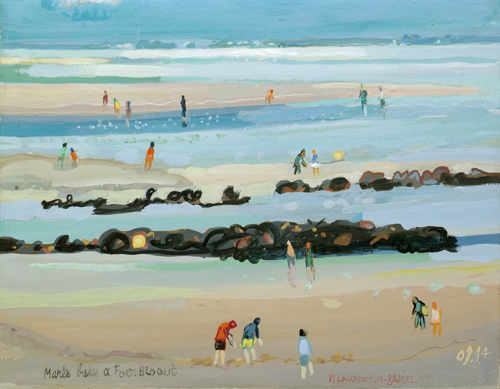 Marée basse à Fort Bloqué