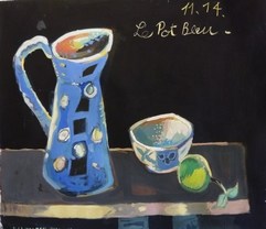 Le pot bleu