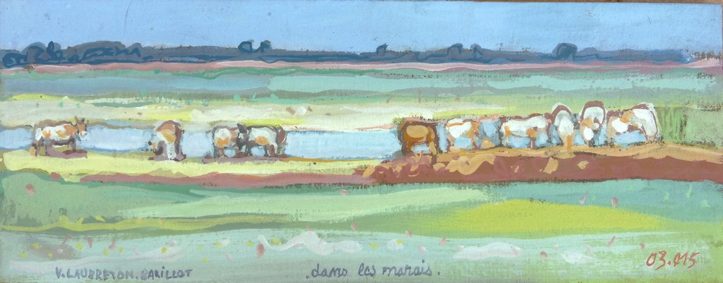 Dans les marais
