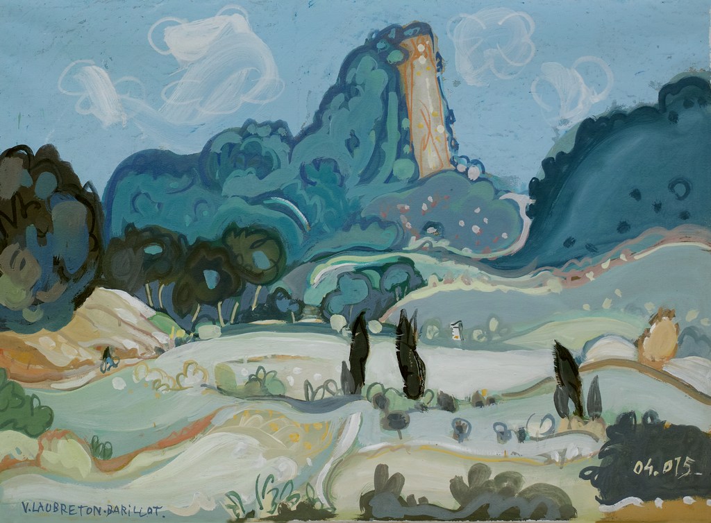Paysage à la carrière