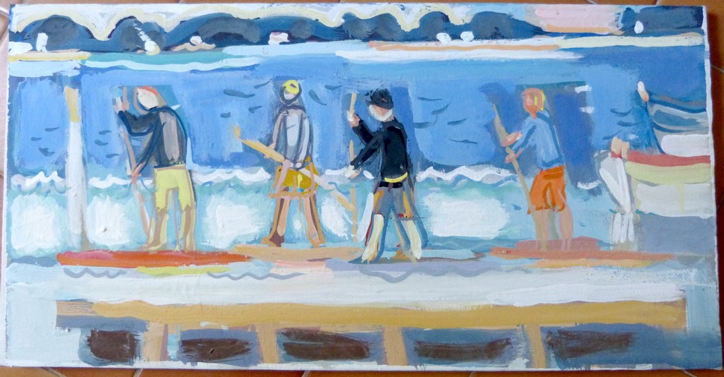 Sur l'eau, au Brusc