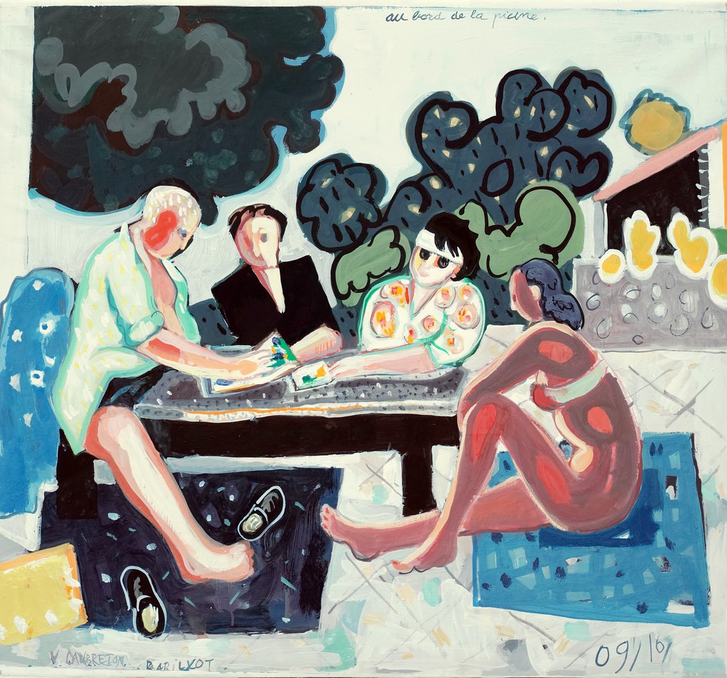 Au bord de la picine