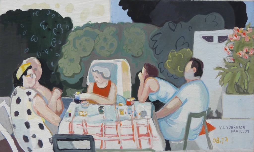 famille un soir d'été