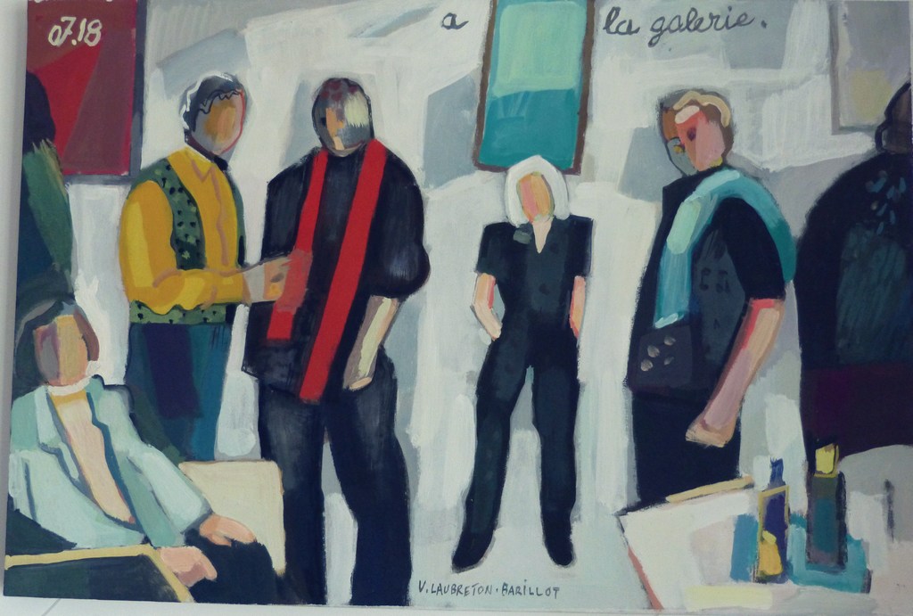 Dans la galerie