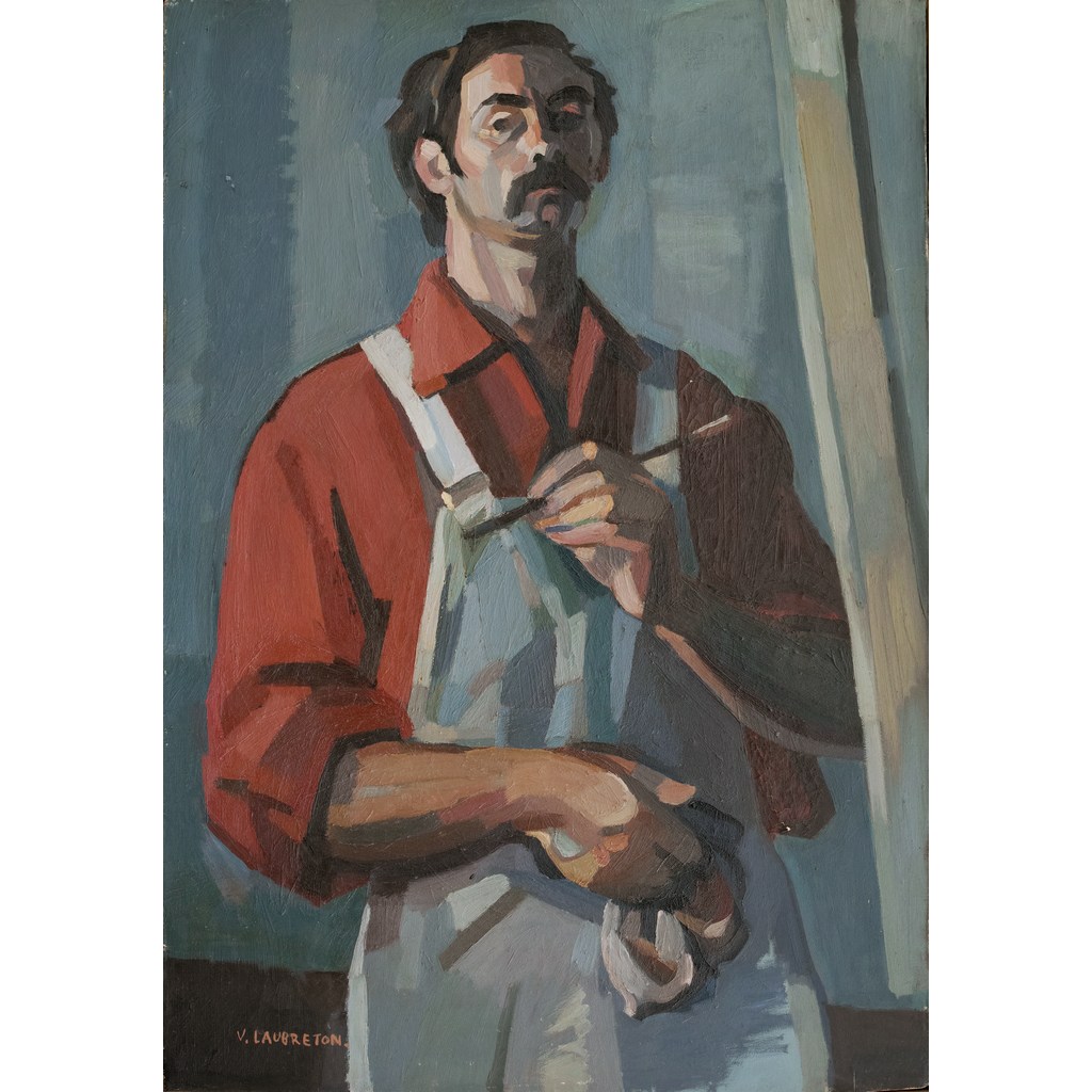 Autoportrait à la salopette